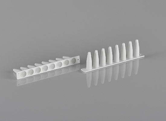 0.2ml白色QPCR8联管&8联光学盖